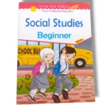 AFAQ Sun Social Studies Beginner Book cover with colorful illustrations