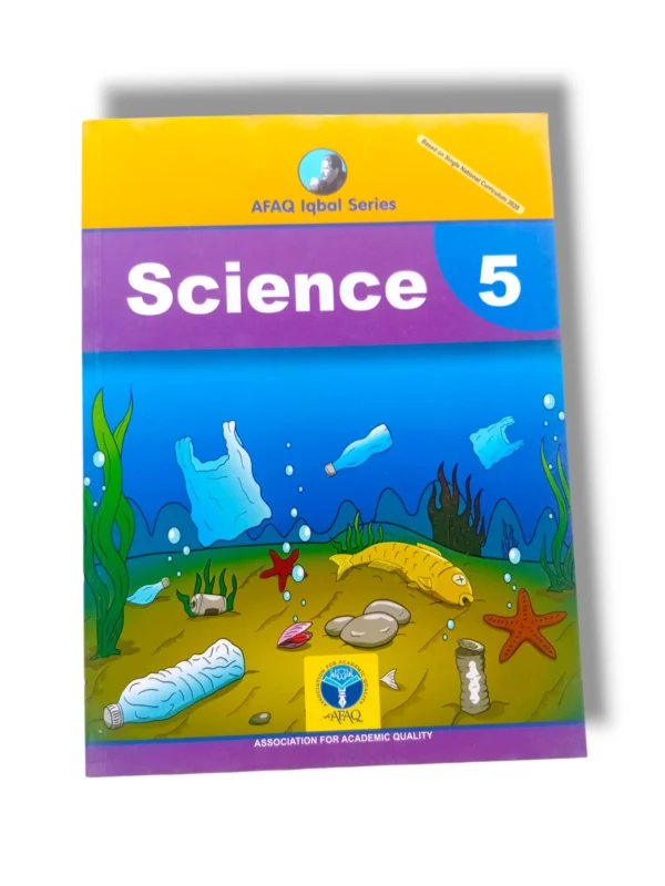 Afaq Iqbal Science 5 textbook front cover