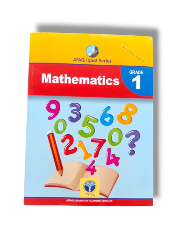 Afaq Iqbal Mathematics 1 textbook front cover