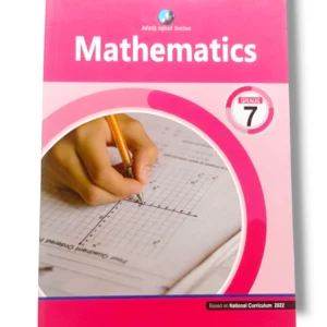 Front cover of Afaq Iqbal Mathematics 7 textbook