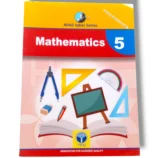 Front cover of Afaq Iqbal Mathematics 5 textbook