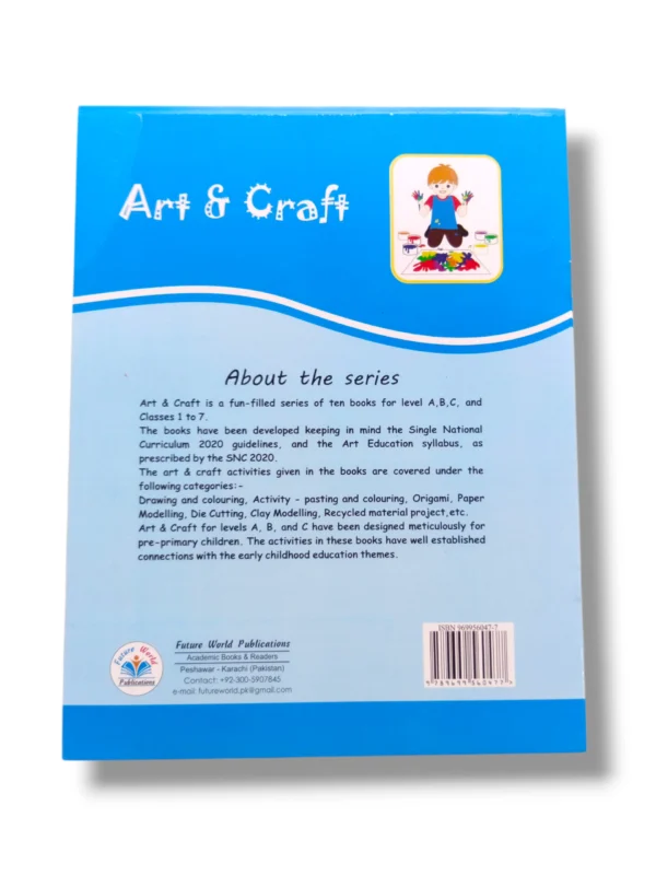 Child crafting using Art & Craft Kit for Kids