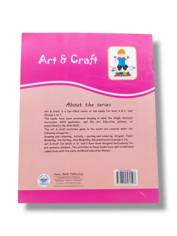 Kids making crafts using Art & Craft Kit