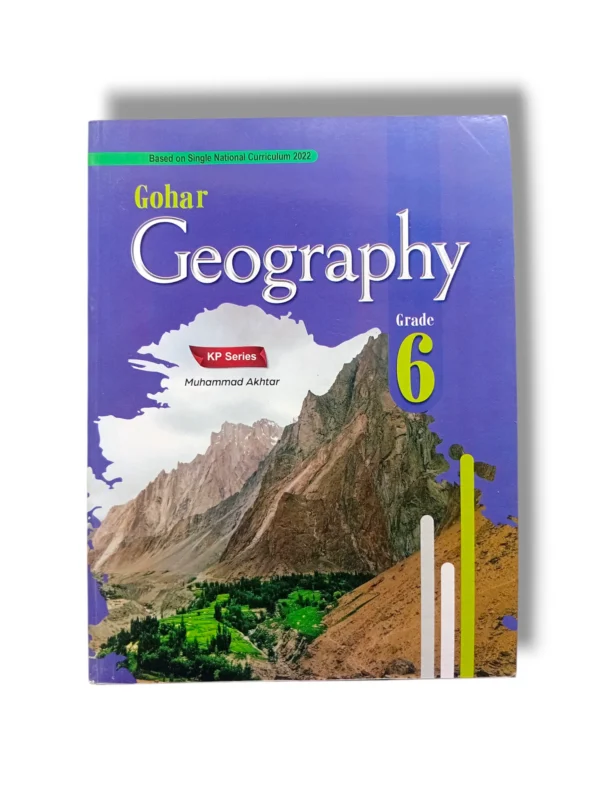 Gohar Geography 6 Urdu Textbook Front Cover