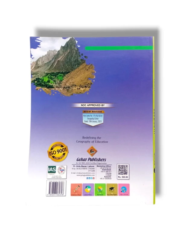 Inside Pages of Gohar Geography 6 Textbook