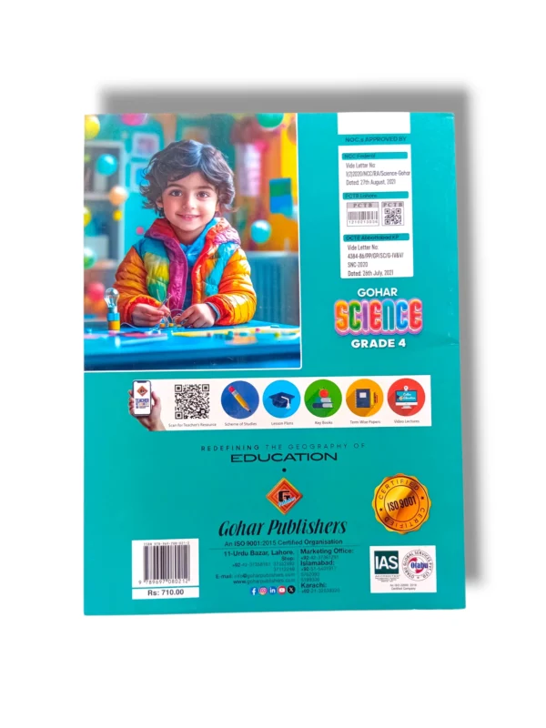 Inside Pages of Gohar Science 4 Textbook