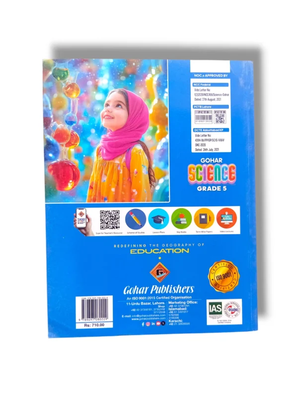 Inside Pages of Gohar Science 5 Textbook