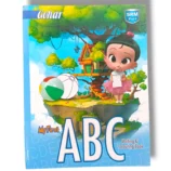 Child learning numbers from Gohar Pre 1 My First 123 Coloring & Writing Book