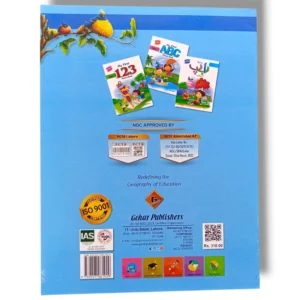 Inside pages of Gohar Pre 1 My First 123 Coloring & Writing Book showing numbers