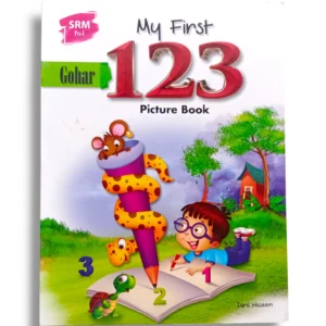 Preschool child learning numbers from Gohar Pre 1 My First 123 Picture Book