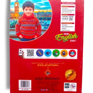 Interactive English Lessons for Young Learners Inside pages of Gohar English 1 with activities and pictures