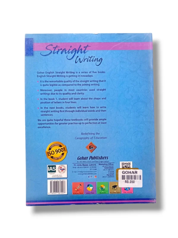 Inside Pages of Gohar Straight Writing 2 Workbook