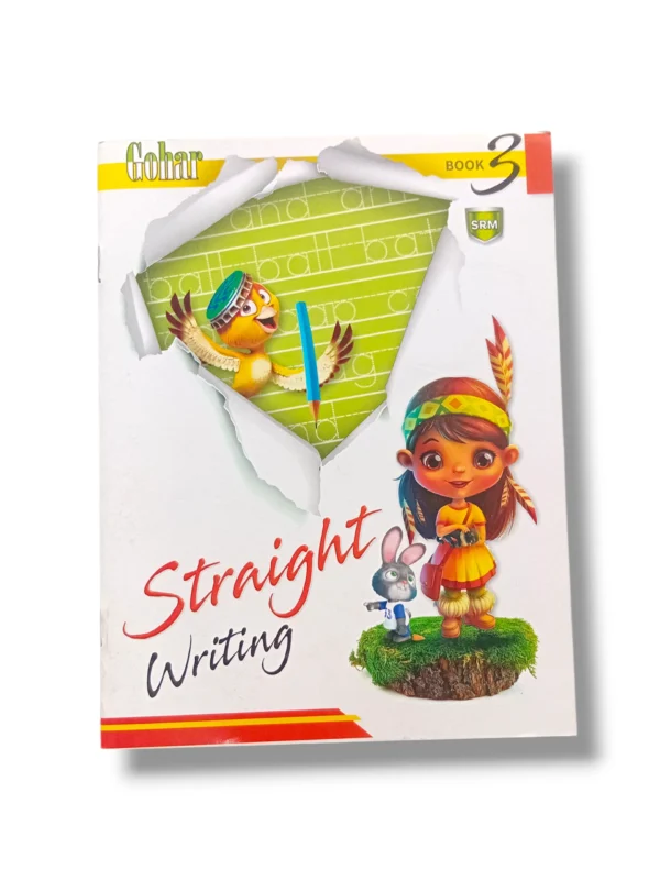 Gohar Straight Writing 3 Urdu Handwriting Workbook Front Cover