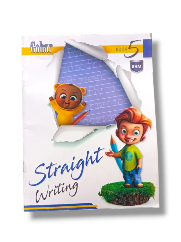Gohar Straight Writing 5 Urdu Handwriting Workbook Front Cover