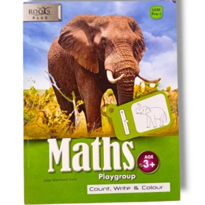 Gohar Roots Plus Maths Count, Write & Color Front Cover
