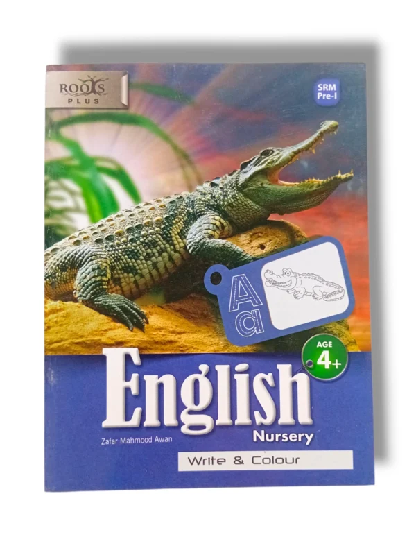 Gohar Roots Plus English Write & Color Nursery Book Gohar Roots Plus English Write & Color Nursery workbook cover