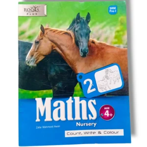 Gohar Roots Plus Maths Count, Write & Color Nursery Book Cover
