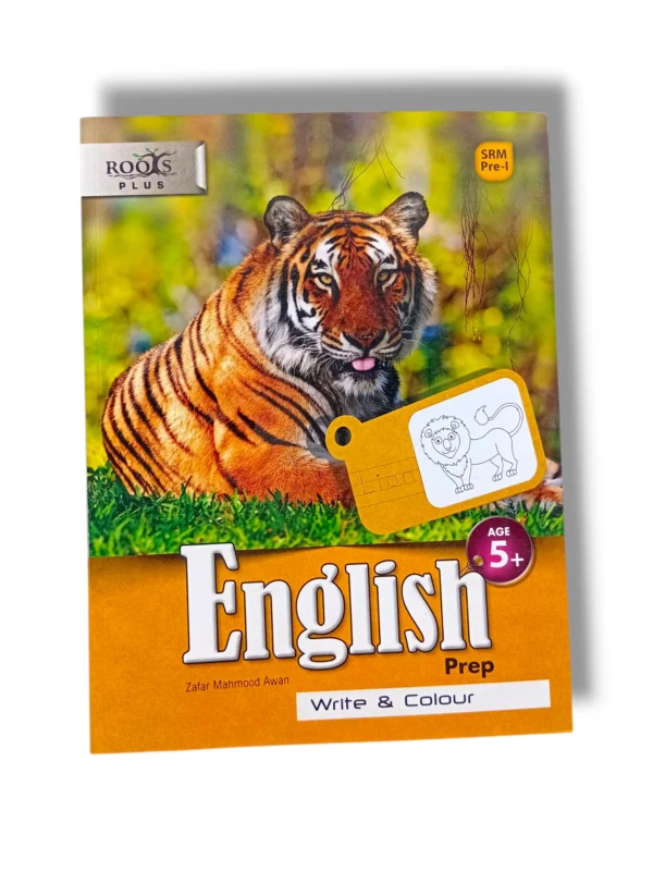 English Write & Color Prep Workbook Cover Gohar Roots Plus English Write & Color Prep workbook cover
