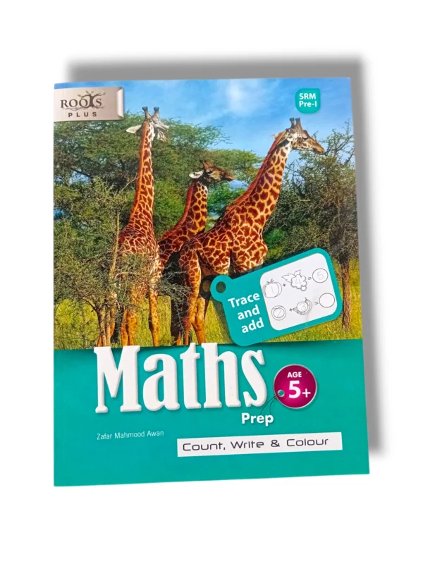 Gohar Roots Plus Maths Count, Write & Color Prep Book Cover