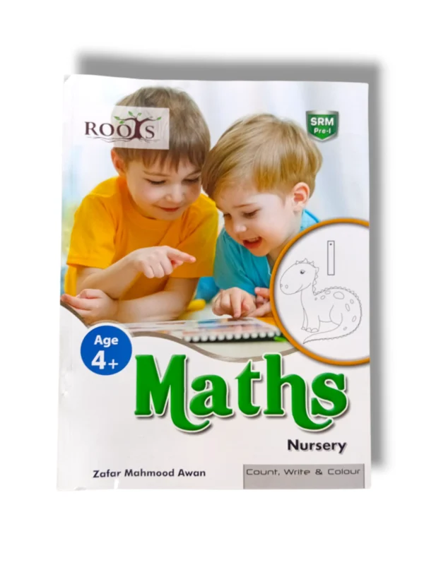 Gohar Roots SRM Maths Count Write and Color Nursery Book Cover