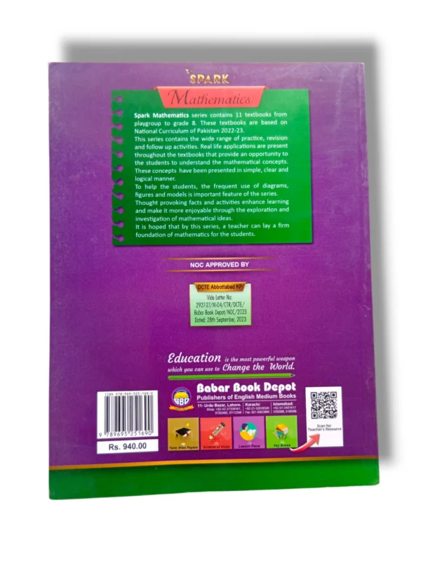Inside Pages of Spark Mathematics 7