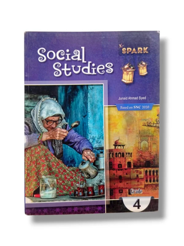 Spark Social Studies 4 English Medium Book Cover Spark Social Studies 4 English Medium textbook cover