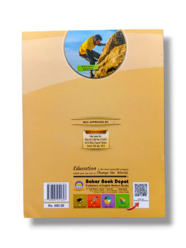 Student Studying with Spark English 7 Book