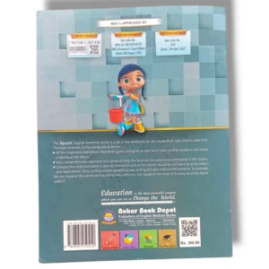 Child learning with Spark English Grammar 2 workbook