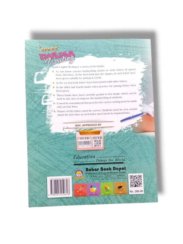 Spark English Writing 3 workbook cover for students