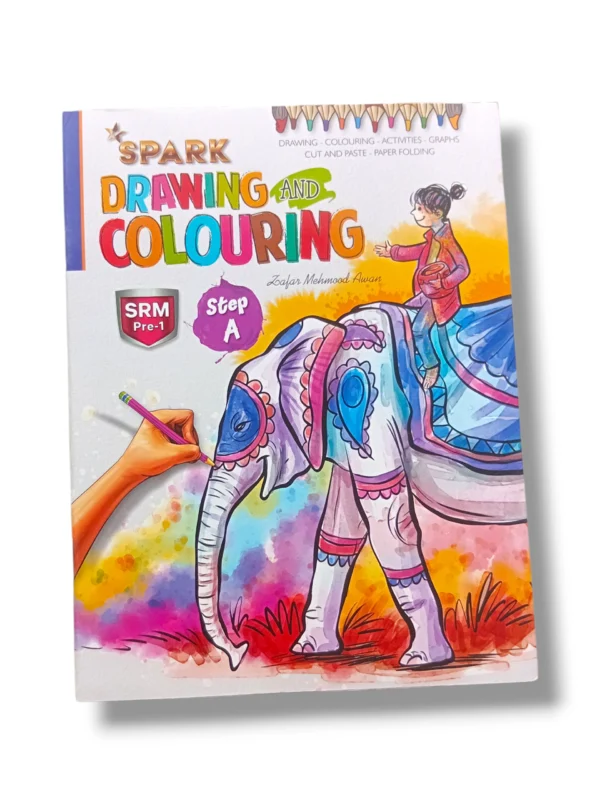 Spark Drawing & Coloring A Book Cover