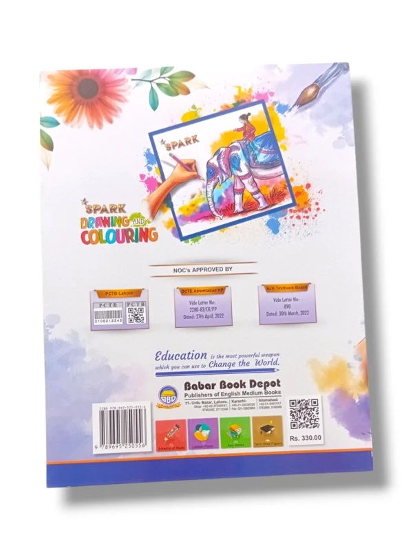 Inside Pages of Spark Drawing & Coloring A