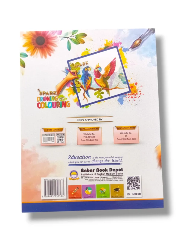 Inside Pages of Spark Drawing & Coloring B