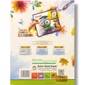 Inside pages of Spark Drawing & Coloring 3