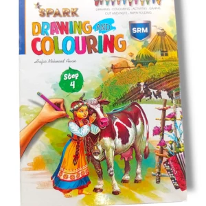 Spark Drawing & Coloring 4 front cover – fun kids art book