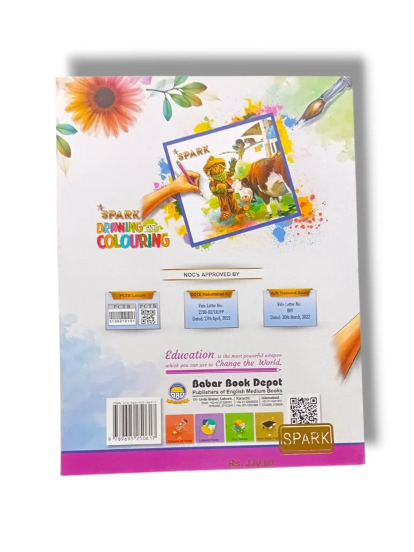 Child using Spark Drawing & Coloring 5 art kit