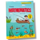 Inside pages of Premier Mathematics 1 showing counting and shapes activities