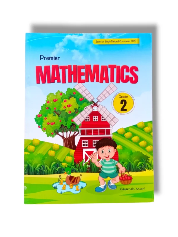 Premier Mathematics 2 front cover – beginner math book for grade 2 students