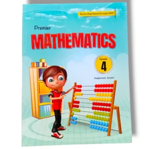 Premier Mathematics 4 front cover – grade 4 math learning book