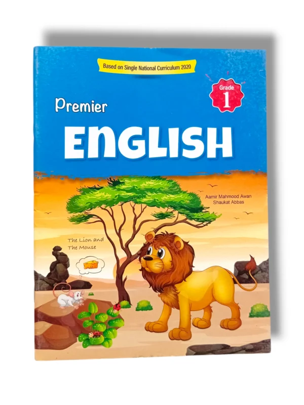 Child learning English alphabets with Premier English 1 workbook