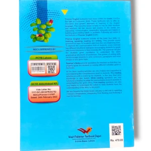 Teacher guiding students through English exercises