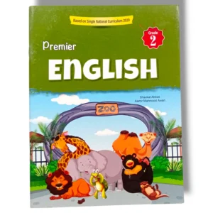 Child improving English reading skills with Premier English 2 workbook