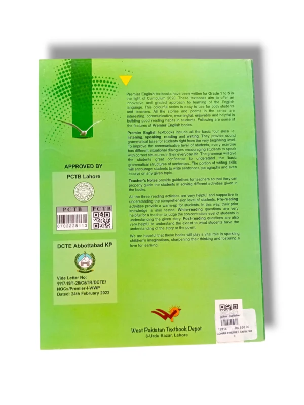 Teacher guiding students through English grammar exercises