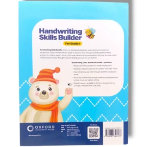 Interior page showing handwriting tracing practice