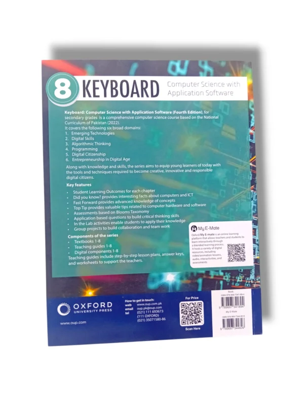 Oxford Keyboard 8 connected to laptop in home office