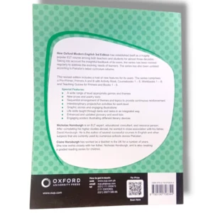 Inside pages of Oxford New Modern English Workbook 3 showing grammar exercises