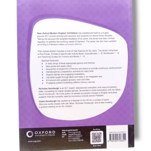 Inside pages of Oxford New Modern English Workbook 4 showing grammar exercises