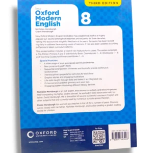 Oxford New Modern English 8 Student Coursebook Front Cover