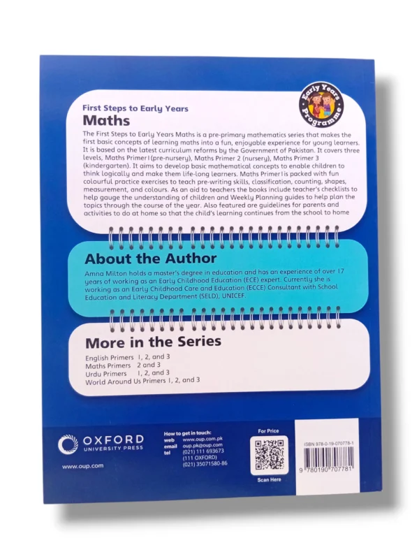 Oxford Maths Pre Premier Inside Pages with Activities