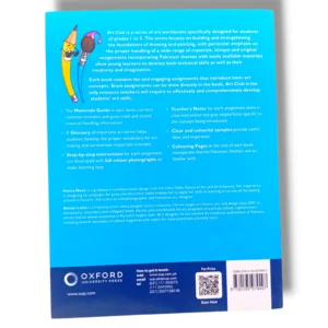 Inside pages of Oxford Art & Club 3 with art and craft projects
