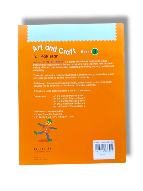 Inside pages of Oxford Art & Craft 3 with creative activities